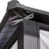Sonnensegel für Gartenpavillon Sunset Deluxe 3x3 m inkl. Befestigungsmaterial - grau - Image 7