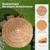 COSTWAY Sonnenschirm Hawaii, Strandschirm Stroh neigbar, Gartenschirm höhenverstellbar, UV-Schutz, Strohschirm Marktschirm Terrassenschirm mit Tragetasche für Garten, Strand, Outdoor - Image 4