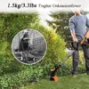 Akku Rasentrimmer mit 2x24V 4.0Ah Akku und Ladegerät, 3-Gang-Verstellung,1880W Bürstenlosen Motor,Freischneider Akku Trimmer mit für Garten Parkside Unkraut, Bäumen - Image 8