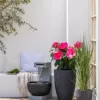 Dehner Gartenbrunnen Madeira mit LED Beleuchtung, ca. 65 x 43 x 51.5 cm, Polyresin, grau/schwarz - Image 9