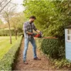 Black+Decker Elektro-Heckenschere (600W, 60 cm Schwertlänge, 25 mm Schnittstärke, Bügel-Zweithandgriff und transparentem Handschutz, für große Hecken) BEHTS501 - Image 8
