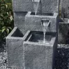 Springbrunnen Grada Bepflanzbar mit LED Beleuchtung, Wasserfall Gartenbrunnen Kaskade Terrassenbrunnen - Image 7