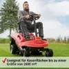HECHT Rasentraktor 5161 Aufsitzmäher (4,8 kW/ 6,5 PS, E-Start, 61cm Schnittbreite, 150l Fangkorb) - Image 4