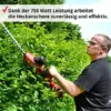 Hecht Starke Elektro Teleskopheckenschere elektrisch mit starken 750 Watt – 510 mm Schwertlänge - Teleskopstiel, abwinkelbarem Kopf und Tragegurt – Für einen schönen Schnitt Ihrer Hecken und Sträucher - Image 9