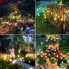 Kizozo Solarlampen für Außen 4 Stücke, Solar Glühwürmchen mit 10 LED Lichter, Solarlampen Garten IP65 wasserdicht, Solarleuchten für außen, Solar Gartenleuchten, Gartendeko für draußen, warmweiß - Image 7