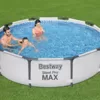 Bestway Steel Pro MAX Frame Pool ohne Pumpe Ø 305 x 76 cm, lichtgrau, rund - Image 8