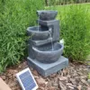 CLGarden Solar Springbrunnen NSP12 mit Akku und LED Beleuchtung für Garten Terrasse Balkon - Image 3