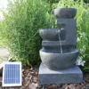 CLGarden Solar Springbrunnen NSP12 mit Akku und LED Beleuchtung für Garten Terrasse Balkon - Image 4