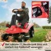 HECHT Rasentraktor 5161 Aufsitzmäher (4,8 kW/ 6,5 PS, E-Start, 61cm Schnittbreite, 150l Fangkorb) - Image 8