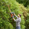 Black+Decker Elektro-Heckenschere (600W, 60 cm Schwertlänge, 25 mm Schnittstärke, Bügel-Zweithandgriff und transparentem Handschutz, für große Hecken) BEHTS501 - Image 4