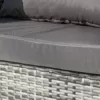 Merax Polyrattan Lounge, Gartenmöbel Set Balkonmöbel für 3-4 Personen, Gartenlounge, Sitzgruppe Outdoor mit Kissen und Glastisch, Terrassenmöbel, Ecksofa, für Garten Balkon und Terrasse, Grau - Image 9