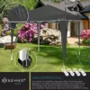KESSER® Pavillon 3x3m | wasserdicht | inkl. Tasche | Pop-Up Klicksystem | UV-Schutz 50+ | Faltpavillon | Gartenzelt | Partyzelt | Metall-Verstrebungen | Anthrazit - Image 6
