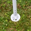 Garten-Pavillon 3 x 3 m, wasserdicht, inklusive Heringe, Abspannseile, Eckverbinder, Material PE-Plane 110 g/m², Metallgestänge lackiert, Stecksystem Montage ohne Werkzeug, weiß - Image 6