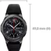 Samsung SM-R760NDAADBT Gear S3 frontier Smartwatch (3,3 cm (1,3 Zoll) Display, NFC, Bluetooth, WLAN, Tizen OS, mit Silikon-Armband) - Image 8
