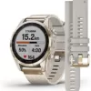 Garmin Fenix 7S Saphir Solar Titan Smartwatch Crème/Crèmegold 010-02539-39 - Image 4