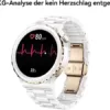 HUAWEI WATCH GT 3 Pro 43mm Smartwatch, Keramikgehäuse, Saphirglas, Tauch Modus,lange Akkulaufzeit, Herzfequenz- und SpO2 Überwachung,Menstruationszyklus Tracker, Deutsche Version, weißes Keramikband - Image 5