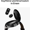 HUAWEI Watch Buds Smartwatch, Kopfhörer und Smartwatch in Einem, Innovative Touch-Bedienung, AI & KI-Geräuschunterdrückung für Anrufe, Kompatibel mit Android & iOS, 30 Monate Garantie,Schwarz - Image 3