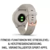 Garmin vívomove 3S - schlanke, stilvolle Hybrid-Smartwatch mit analogen Zeigern & OLED-Display für schmale Handgelenke, Sport-Apps & Fitness-/Gesundheitsdaten - Image 4