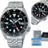 Seiko 5 Sports Herrenuhr Automatik GMT Stahl/Schwarz SSK001K1 - Image 5