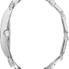 Guess Damen Analog Uhr Heavy Metal mit Edelstahl Armband - Image 3