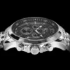 LOUIS XVI Herren-Armbanduhr Athos Stahlband Silber Schwarz Karbon Chronograph Analog Quarz Edelstahl 801 - Image 3