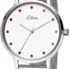 s.Oliver Damen Analog Quarz Uhr mit Edelstahl Armband SO-3780-MQ - Image 3
