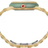 Diella Automatik Damen Uhren, Luxus Grün Jade und Gold Edelstahl Armband Uhren für Damen, Wasserdicht Damen Uhren (Modell: AD6001L) - Image 5