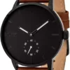 s.Oliver Herren Analog Quarz Uhr mit Leder Armband SO-3754-LQ, braun - Image 3
