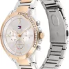 Tommy Hilfiger Multi Zifferblatt Quarz Uhr für Damen mit Zweifarbiges Edelstahlarmband - 1782387 - Image 3