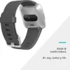 Fitbit Versa Lite Smartwatch, Anthrazit/Silber, Aluminium, Einheitsgröße (S & L Bänder im Lieferumfang enthalten) - Image 5