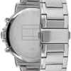Tommy Hilfiger Multi Zifferblatt Quarz Uhr für Herren mit Silbernes Edelstahlarmband - 1710382 - Image 4
