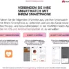 HUAWEI WATCH GT 3 Pro 43mm Smartwatch, Keramikgehäuse, Saphirglas, Tauch Modus,lange Akkulaufzeit, Herzfequenz- und SpO2 Überwachung,Menstruationszyklus Tracker, Deutsche Version, weißes Keramikband - Image 8
