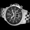 LOUIS XVI Herren-Armbanduhr Athos Stahlband Silber Schwarz Karbon Chronograph Analog Quarz Edelstahl 801 - Image 5