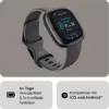 Fitbit Sense 2 by Google – Smartwatch Damen / Herren – Fitnessuhr mit integriertem GPS und Telefonfunktion – Fitness-Tracking mit Stressmanagement, EKG und Schlafanalyse – kompatibel mit Android/iOS - Image 4