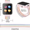PTHTECHUS Smartwatch Kinder, Spiel Telefon Uhr für Kinder Touchscreen Armbanduhr mit Anruf Taschenrechner Schulmodus SchrittzäHler SOS Wecker Kamera Geschenk für Jungen MäDchen Studenten (Rosa) - Image 8