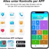 PTHTECHUS 4G Kinder GPS Smartwatch, HD Touchscreen kind Intelligente Uhr mit WIFI Telefon GPS locator Echtzeitposition SOS Videoanruf Sprachchat Kamera Kompatibel Phone APP für Jungen Mädchen Geschenk - Image 6