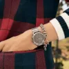 Tommy Hilfiger Multi Zifferblatt Quarz Uhr für Damen mit Graues Edelstahl-Mesh-Gliederarmband - 1782304 - Image 6