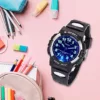 Juboos Neue 7-Farbige Kinderuhren, Kinderuhr Jungen Mädchen Analog Quartz Uhr mit Armbanduhr Kautschuk Wasserdicht Outdoor Sports Uhren - Image 6