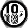 Samsung Galaxy Watch4 BT, Runde Bluetooth Smartwatch, Wear OS, dreh-Bare Lünette, Fit-nessuhr, Fitness-Tracker, 44 mm, Silver [EU Version] - Image 3