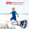 HENGTO Fitness Tracker für Kinder, IP68 wasserdichter Aktivitäts Tracker, Schrittzähler, Herzfrequenzmesser, 19 Sport Gesundheitsmodi, tolles Kindergeschenk für Teenager - Image 7