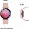 Samsung Galaxy Watch Active2, Fitnesstracker aus Aluminium, großes Display, ausdauernder Akku, wassergeschützt, 40 mm, Bluetooth, Gold - Image 3