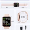 Smartwatch damen mit Telefonfunktion, 1,69" schrittzähler uhr damen mit großem Farbdisplay, Alexa eingebaute, Pulsmesser, Schlafmonitor, Schrittzähler, Aktivitätstracker kompatibel mit Android/IOS - Image 8