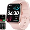 Smartwatch damen mit Telefonfunktion, 1,69" schrittzähler uhr damen mit großem Farbdisplay, Alexa eingebaute, Pulsmesser, Schlafmonitor, Schrittzähler, Aktivitätstracker kompatibel mit Android/IOS - Image 9