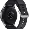 Samsung Galaxy Watch, Runde Bluetooth Smartwatch Für Android, drehbare Lünette, Fitness-tracker, 46mm, ausdauernder Akku, inklusive 2x araree Schutzfolie, Silber (Deutche Version) - Image 5