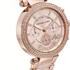 Michael Kors Damenuhr PARKER, 39 mm Gehäusegröße, Chronographenwerk, Edelstahlarmband - Image 6