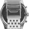 LOUIS XVI Herren-Armbanduhr Artagnan Stahlband Silber Blau Chronograph Analog Quarz Edelstahl 581 - Image 7