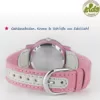 JACQUES FAREL Öko Kinderarmbanduhr Mädchen Analog Quarz mit Textilarmband aus Bio-Baumwolle Rosa Grau Sterne Nachhaltig ORG 02 STA - Image 5