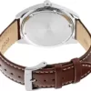 Seiko Herren-Uhr Quarz Edelstahl mit Lederband SUR449P1 - Image 5
