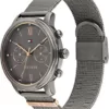 Tommy Hilfiger Multi Zifferblatt Quarz Uhr für Damen mit Graues Edelstahl-Mesh-Gliederarmband - 1782304 - Image 3