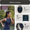 Fitbit Sense 2 by Google – Smartwatch Damen / Herren – Fitnessuhr mit integriertem GPS und Telefonfunktion – Fitness-Tracking mit Stressmanagement, EKG und Schlafanalyse – kompatibel mit Android/iOS - Image 9